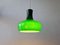 Vintage Green Colored Glass Pendant Lamp from Holmegaard, 1970s 6