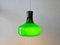Lampada a sospensione vintage in vetro verde di Holmegaard, anni '70, Immagine 4