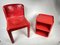 Italian Chair and Table by Carlo Bartoli for Kartell, 1980s, Set of 2, Image 1