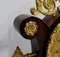 Empire Lyre Pendulum in Mahogany and Gilded Bronze 7