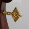 Empire Lyre Pendulum in Mahogany and Gilded Bronze 8