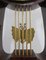 Empire Lyre Pendulum in Mahogany and Gilded Bronze 18