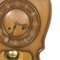 Art Deco Pendulum Wall Clock in Lacquered Wood Case, 1920s, Image 3