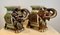 Glazed Ceramic Elephants, 1960, Set of 2 4