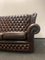 Vintage High Back Three-Seater Chesterfield Sofa in Leather 14