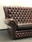 Vintage High Back Three-Seater Chesterfield Sofa in Leather 6