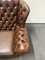 Vintage High Back Three-Seater Chesterfield Sofa in Leather 3
