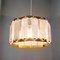 Mid-Century Scandinavian Glass and Brass Ceiling Light by Carl Fagerlund for Orrefors, 1960s, Image 8