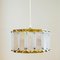 Mid-Century Scandinavian Glass and Brass Ceiling Light by Carl Fagerlund for Orrefors, 1960s 3