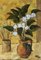 Jean-Jacques Boimond, Fleurs blanches et pinceaux, 1989, óleo sobre lienzo, Enmarcado, Imagen 2
