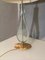 Lámpara de mesa de latón y vidrio de Max Enlarge para Fontana Arte, años 50, Imagen 5