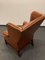 Vintage Chesterfield Wing Chair in Brown Leather, Image 11