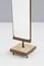 Espejo de pie giratorio italiano de madera, mármol y latón, años 50, Imagen 10