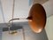 Telescopic Wall Lamp Years in Brass with Orange Lampshade, 1950s 3