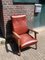 Vintage French Armchair in Leather, 1960s 2