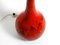 Lámpara de pie grande de cerámica roja pintada a mano, años 60, Imagen 8