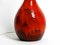 Large Hand-Painted Red Ceramic Floor Lamp, 1960s 16