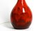 Large Hand-Painted Red Ceramic Floor Lamp, 1960s, Image 11