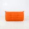 Two-Seater Togo Sofa in Orange by Michel Ducaroy for Ligne Roset 7