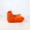 Two-Seater Togo Sofa in Orange by Michel Ducaroy for Ligne Roset, Image 5