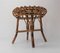 Riviera Stool in Bamboo and Rattan by Franco Albini, 1960, Image 3