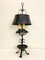 Mid-Century Brutalist Style Forged Table Lamp in Wrought Iron, 1960s 1