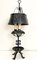 Mid-Century Brutalist Style Forged Table Lamp in Wrought Iron, 1960s 9