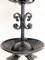 Mid-Century Brutalist Style Forged Table Lamp in Wrought Iron, 1960s 11