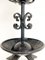 Mid-Century Brutalist Style Forged Table Lamp in Wrought Iron, 1960s, Image 11