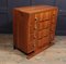 French Art Deco Walnut Chest of Drawers, 1930s, Image 9