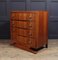 French Art Deco Walnut Chest of Drawers, 1930s, Image 6