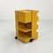 Carrello Boby giallo di Joe Colombo per Bieffeplast, anni '60, Immagine 1