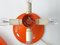 Lámpara de mesa Nesso en naranja de Giancarlo Mattioli para Artemide, años 60, Imagen 7