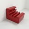 Red Karelia Lounge Chair by Liisi Beckmann for Zanotta, 1960s 4