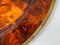 Vintage Serving Tray in Tortoiseshell Acrylic and Brass in the style of Christian Dior, 1970s 4