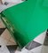 Large Vintage American Postmodern Emerald Green Lacquered Waterfall Coffee Table, 1980s 2