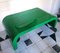 Large Vintage American Postmodern Emerald Green Lacquered Waterfall Coffee Table, 1980s 6