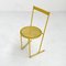 Yellow Metal Chair from Flyline, 1980s 3