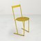 Yellow Metal Chair from Flyline, 1980s 6