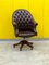Chesterfield Directors Armchair in Brown Leather, Image 5
