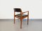 Vintage Scandinavian Armchair in Teak and Black Skai by Niels Otto Møller, 1960s, Image 10