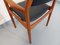 Vintage Scandinavian Armchair in Teak and Black Skai by Niels Otto Møller, 1960s, Image 5