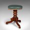 Antique English Victorian Leather Piano Stool, 1850s, Image 4