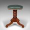 Antique English Victorian Leather Piano Stool, 1850s 2