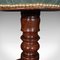 Antique English Victorian Leather Piano Stool, 1850s 7