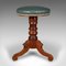 Antique English Victorian Leather Piano Stool, 1850s, Image 3