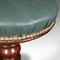 Antique English Victorian Leather Piano Stool, 1850s 6