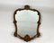 Vintage Wall Mirror in Hand-Carved Hardwood Frame 1