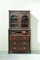 Antique Anglo-Indian Carved Desk Bookcase, India, 19th Century 3