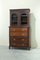 Antique Anglo-Indian Carved Desk Bookcase, India, 19th Century 1